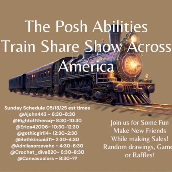 Posh Abilities Train Show Flyer - Picture 2 of 5